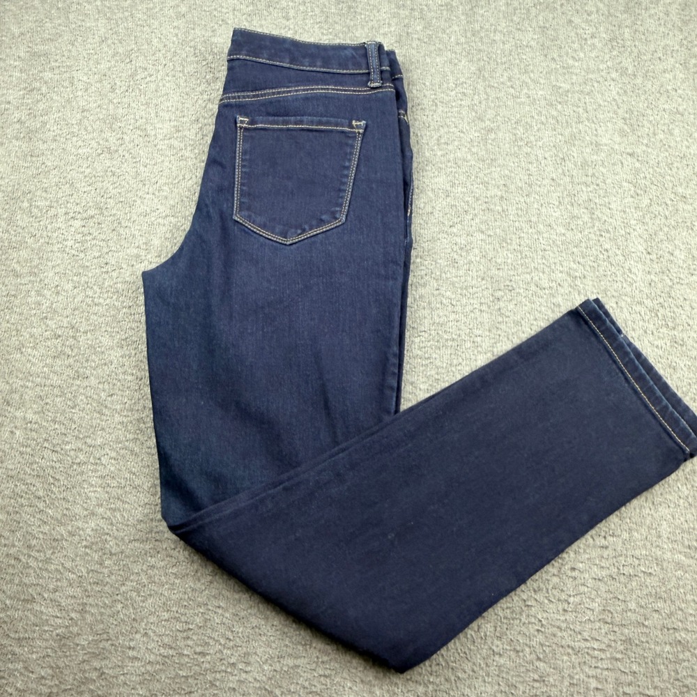 Bandolino Mandie Jeans Women's 6 Blue‎ Straight Leg Dark Wash Denim Pants